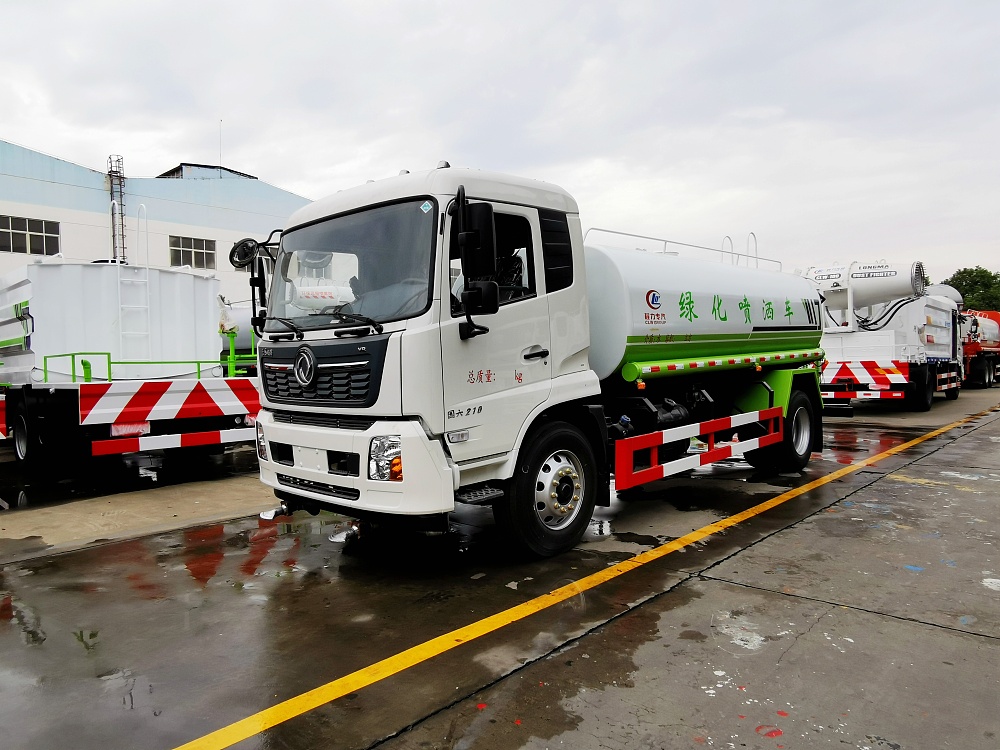 東風天錦綠化噴灑抑塵車國(guó)六12立方/30-40米霧炮